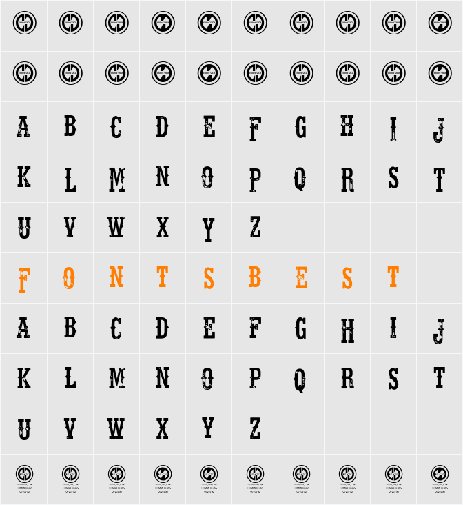 Fort Death Character Map