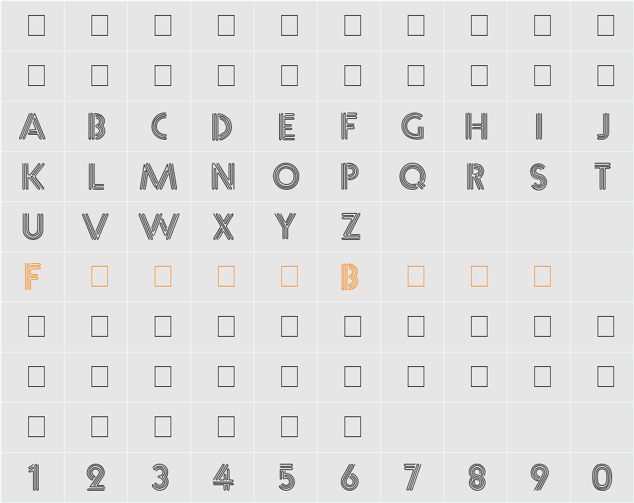 &_NearSighted Character Map