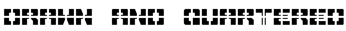 Drawn and Quartered Font Image