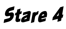 Stare 4 Font Image