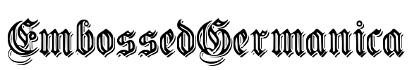 EmbossedGermanica
