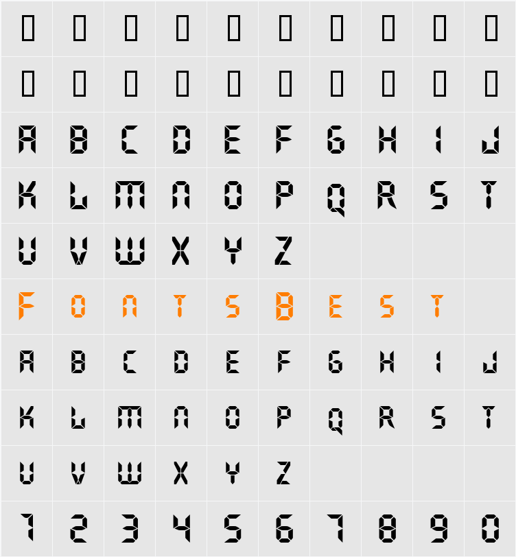 GhostMachine Character Map