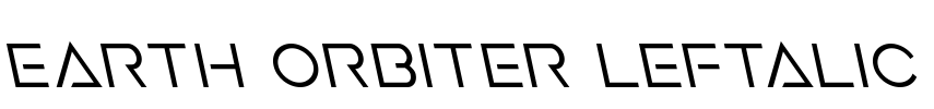 Earth Orbiter Leftalic