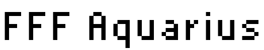 FFF Aquarius Font Image