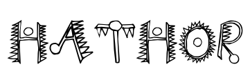 Hathor Font Image