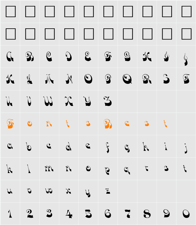 Downwind Character Map