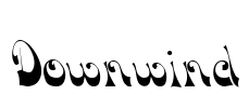 Downwind Font Image
