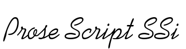 Prose Script SSi