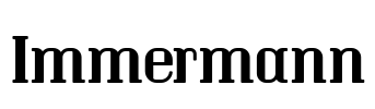 Immermann Font Image