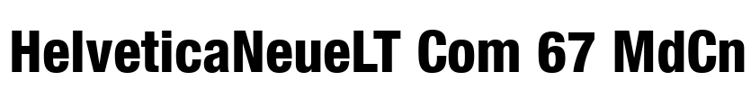 HelveticaNeueLT Com 67 MdCn