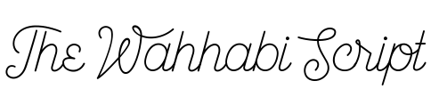 The Wahhabi Script Font Image
