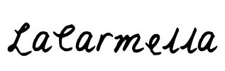 LaCarmella Font Image
