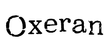 Oxeran Font Image