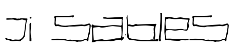 JI-Sables Font Image