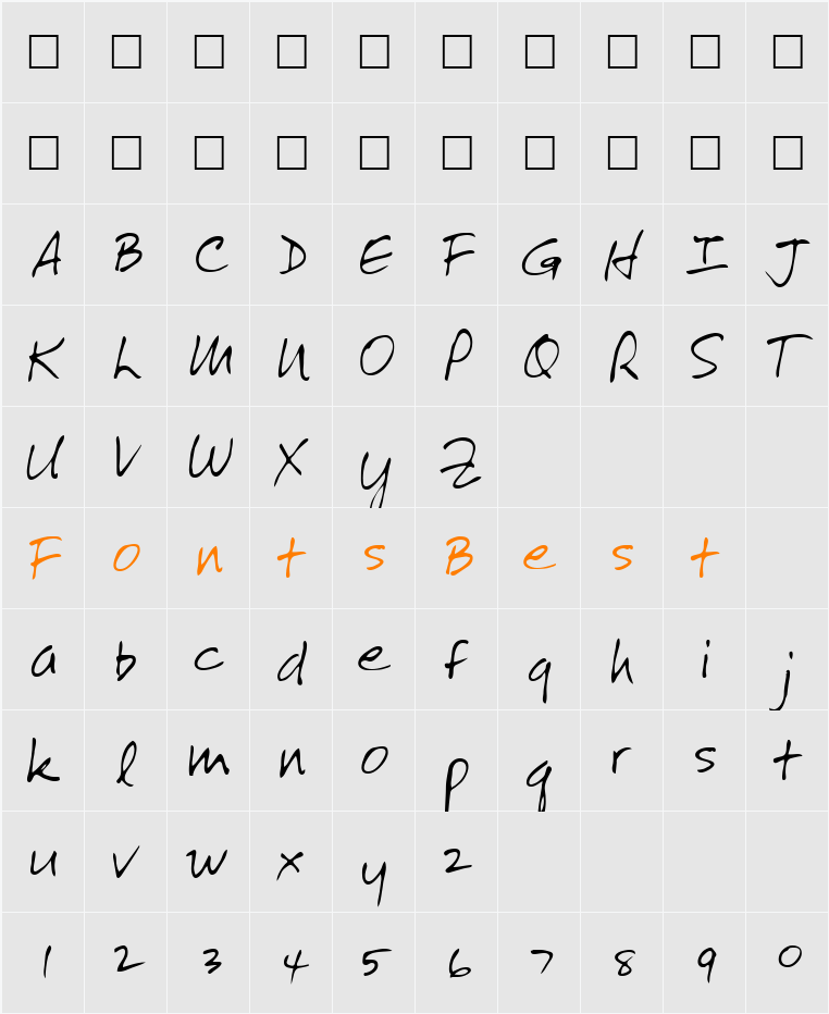 Roel Character Map