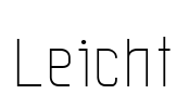 Leicht Font Image