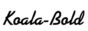 Koala-Bold Font Image