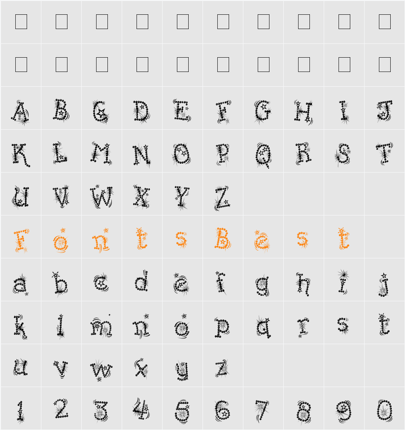 Kingthings Flashbang Character Map