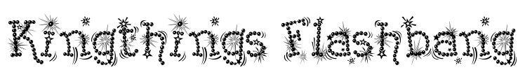 Kingthings Flashbang Font Image