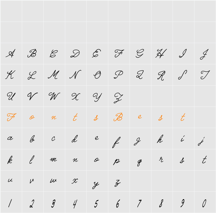 RadicalLlamas Character Map