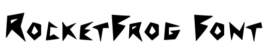 RocketFrog Font Font Image