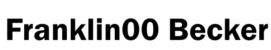 Franklin00 Becker Font Image