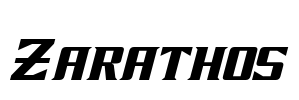 Zarathos Font Image
