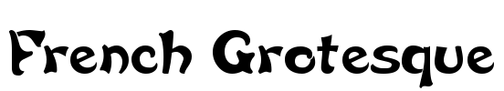 French Grotesque
