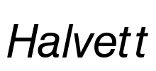 Halvett Font Image