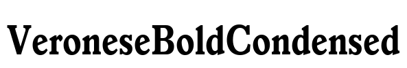VeroneseBoldCondensed