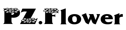 PZ.Flower Font Image