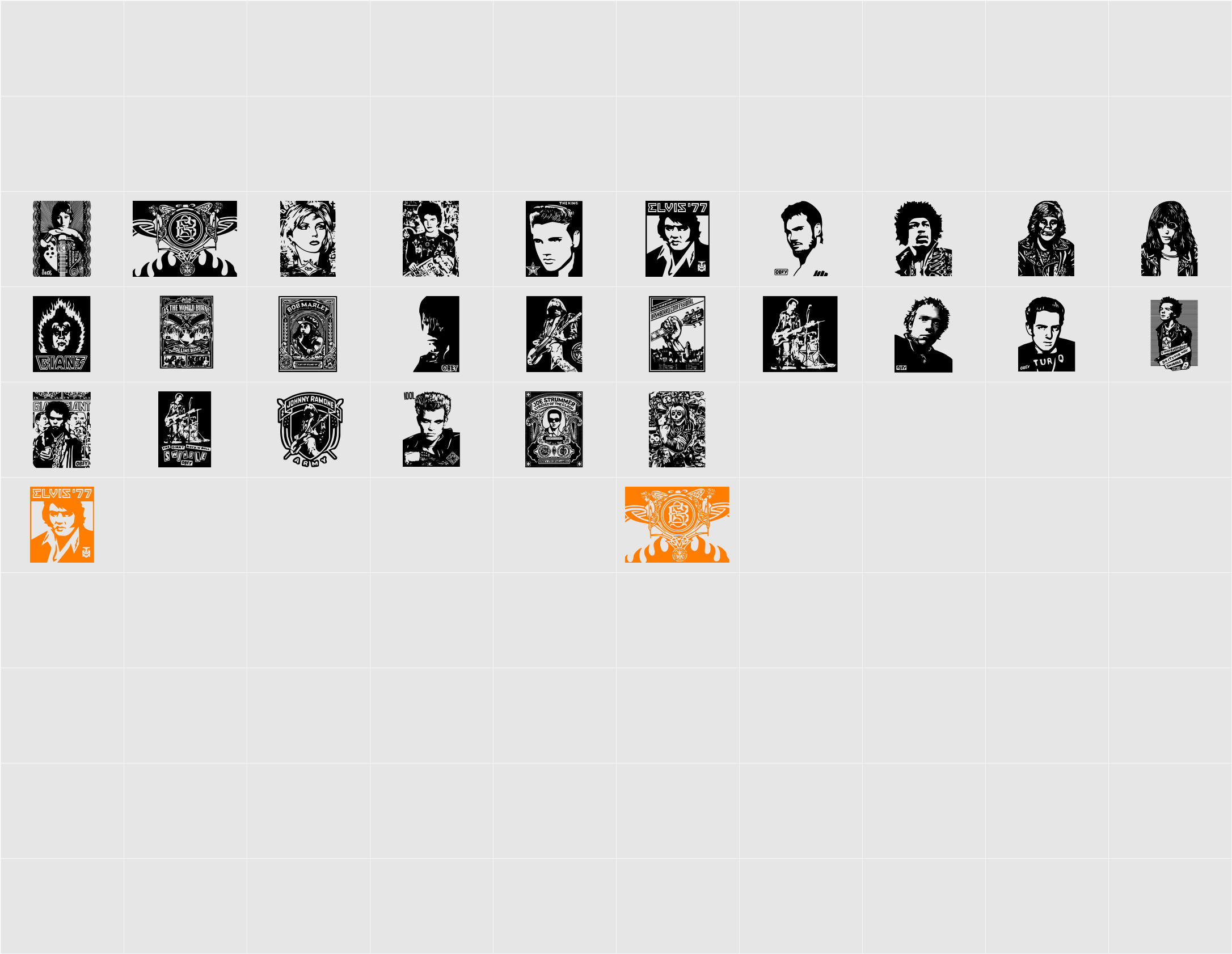 ObeyRockers Character Map