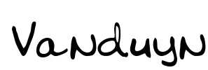 Vanduyn Font Image