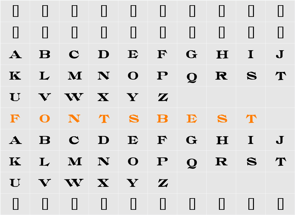 Extra Character Map