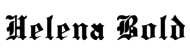 Helena Bold Font Image
