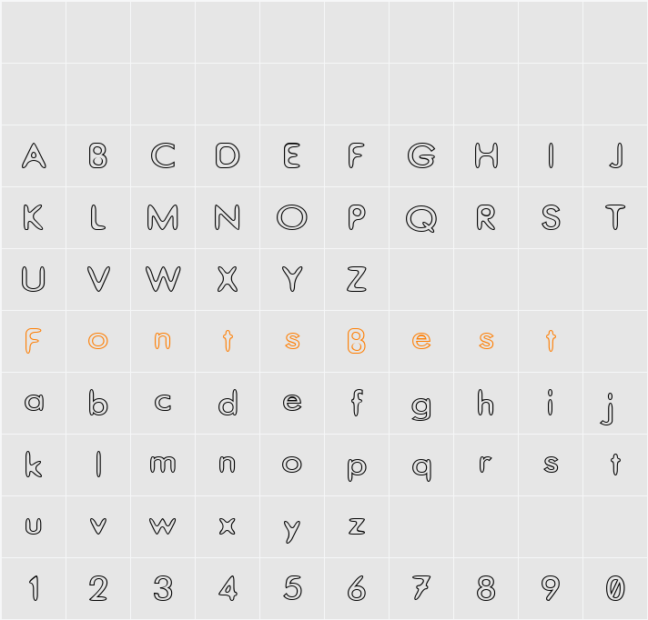 Thorazone  Character Map