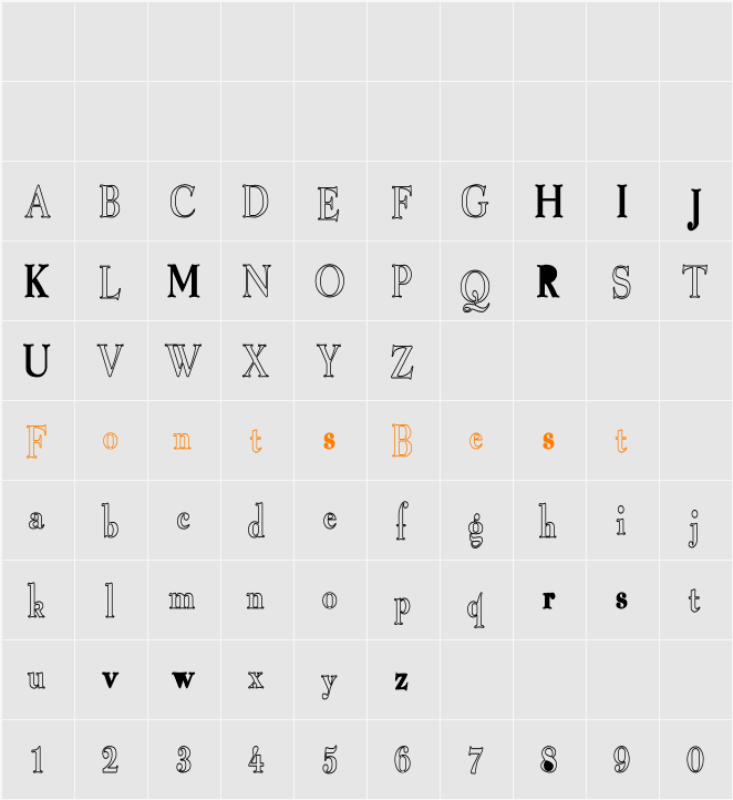 GraphicHC Character Map