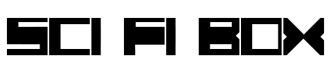 SCI FI BOX Font Image