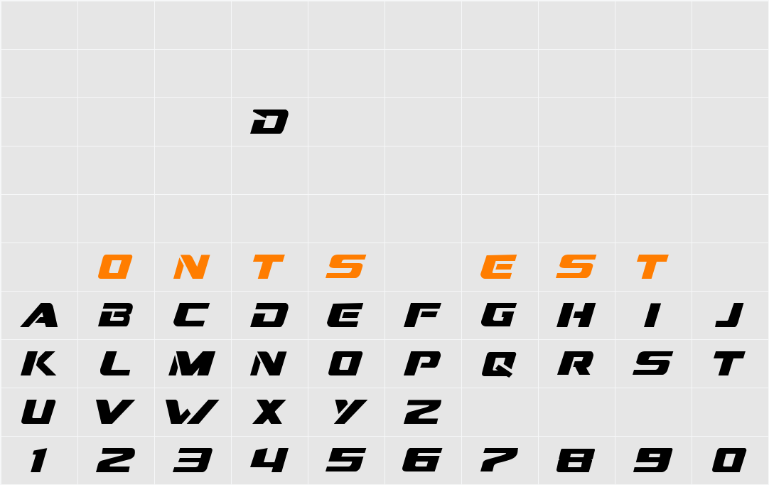 Dream MMA Character Map