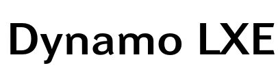 Dynamo LXE Font Image