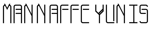 Mannaffe Yunis Font Image