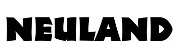 Neuland Font Image