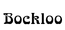 Bockloo Font Image
