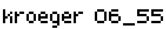 kroeger 06_55 Font Image