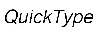 QuickType Font Image