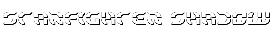Starfighter Shadow Font Image