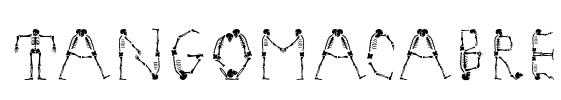 TangoMacabre Font Image