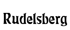 Rudelsberg Font Image