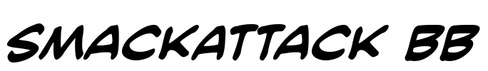 SmackAttack BB Font Image