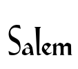 Salem Font Image